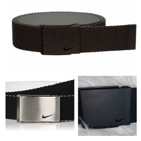 Nike Other - Nike Men's New Tech Essentials Belt, Black/Charcoal, One Size